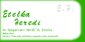 etelka heredi business card